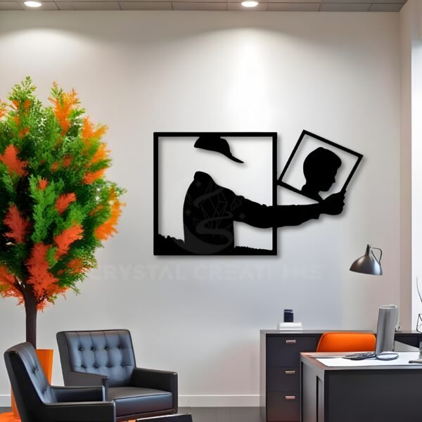 Another Me in a Frame – Contemporary Metal Wall ART