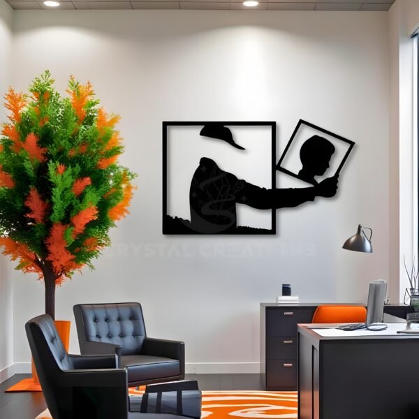 Another Me in a Frame – Contemporary Metal Wall ART