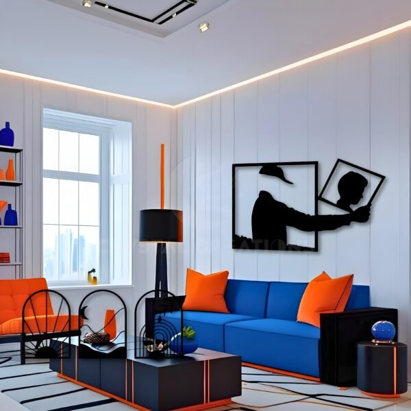Another Me in a Frame – Contemporary Metal Wall ART
