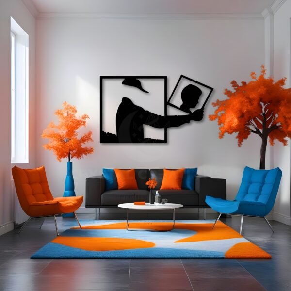 Another Me in a Frame – Contemporary Metal Wall ART