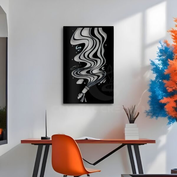 Cosmic Flow – The Pen of Dreams – Metal Wall ART