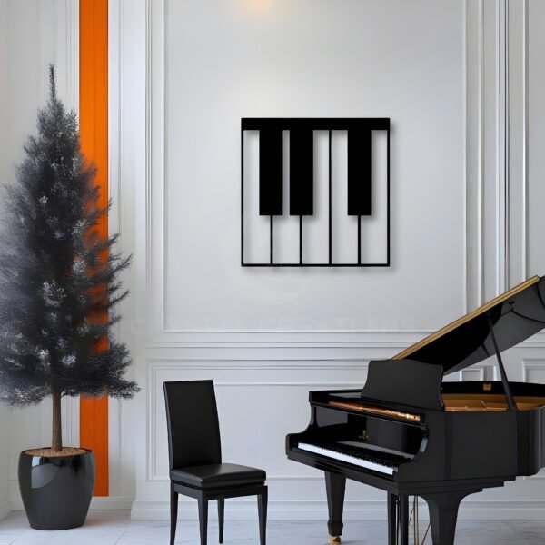 Melody in Minimal Key Elements - Metal Wall ART