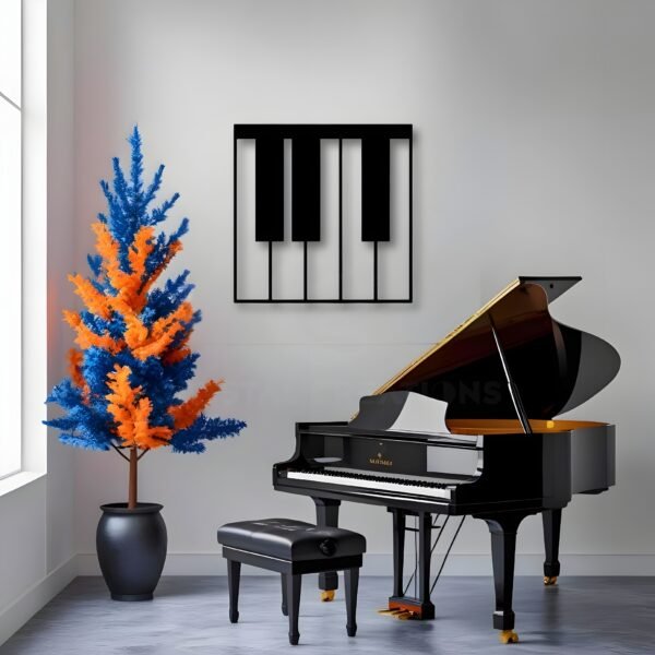 Melody in Minimal Key Elements - Metal Wall ART