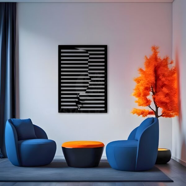 Hidden Affection - Metal Wall ART
