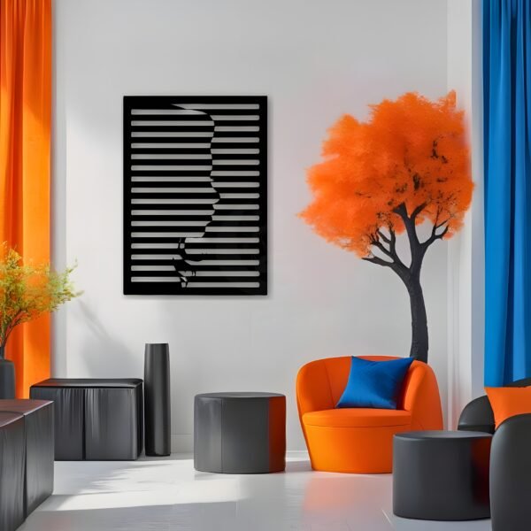Hidden Affection - Metal Wall ART
