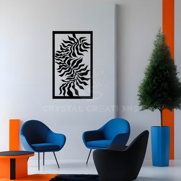 Organic Flow Tide of Illusions – Metal Wall Art