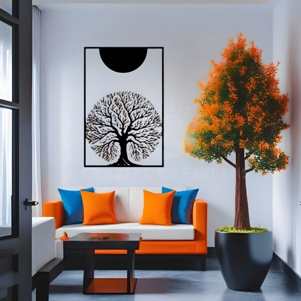 Eclipse Tree – Balance in Nature – Metal Wall ART