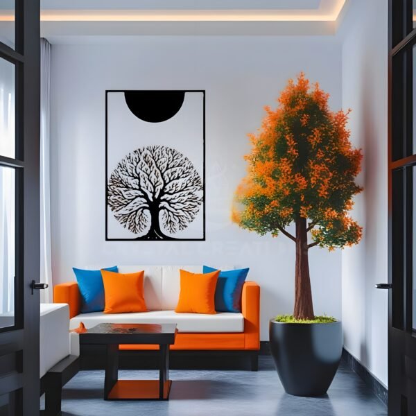Eclipse Tree – Balance in Nature – Metal Wall ART